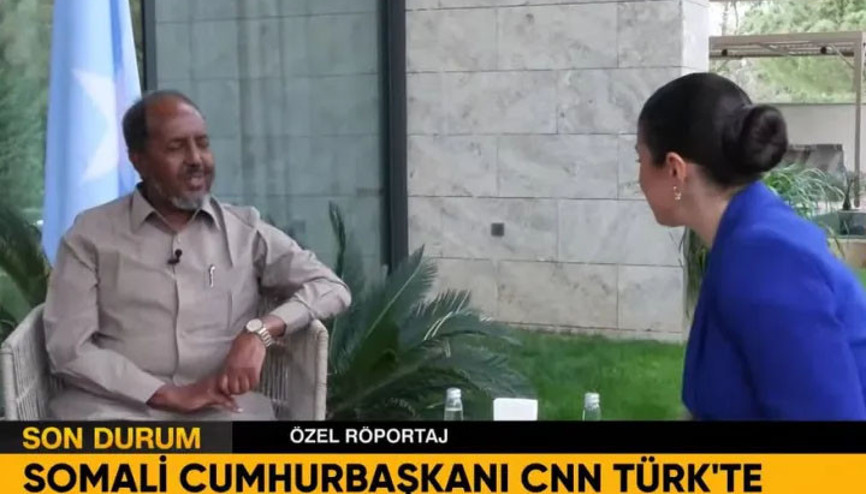 Somali Cumhurbaşkanı CNN TÜRKte: Oğluma teslim olmasını söyledim