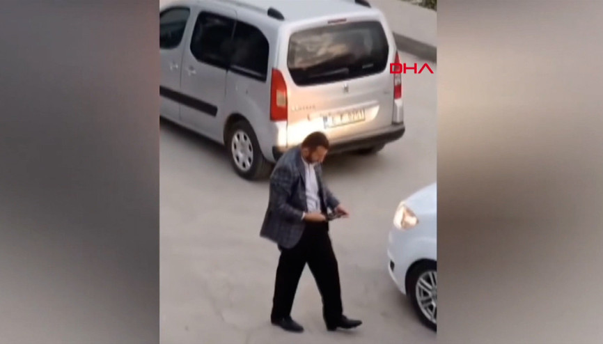 Düğün konvoyunda maganda dehşeti