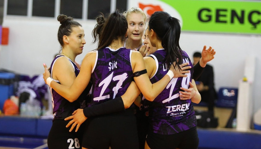 Zeren Spor, Kadınlar Voleybol 1. Ligi B Grubunda normal sezonu zirvede tamamladı