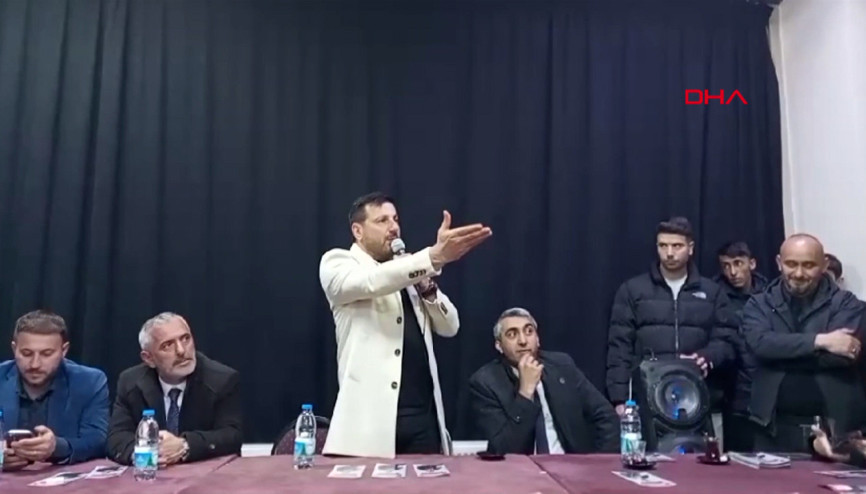 Belediye Başkan Adayı Davut Güloğlu vatandaşla tartıştı