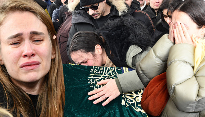 Efe Deprem son yolculuğuna uğurlandı... Eşi Burcu Deprem ayakta durmakta zorlandı