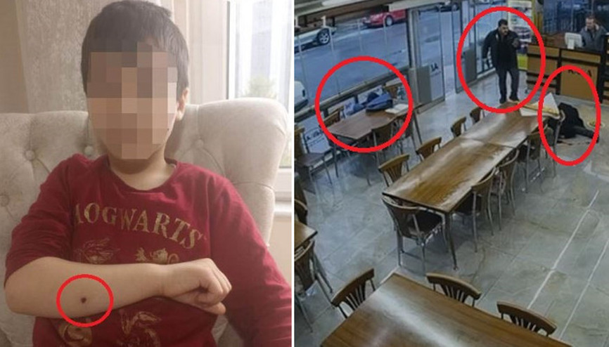 Kayseride fırındaki silahlı çatışma... Masanın altına saklanmaya çalışan çocuk da kolundan yaralanmış