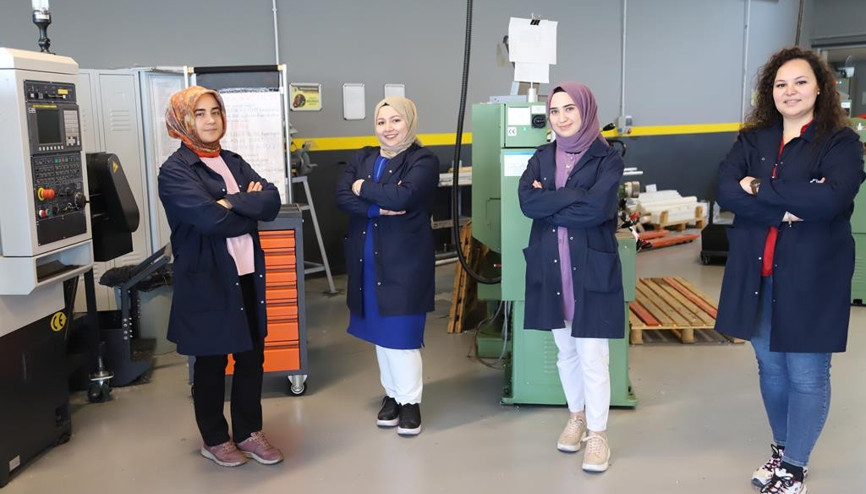 Sanayide adım adım kadın gücü