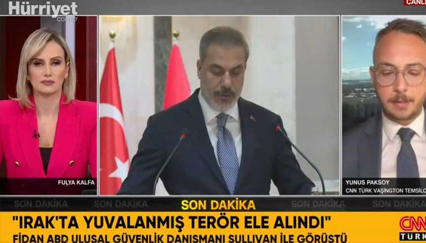 Bakan Fidan ile Beyaz Saray Ulusal Güvenlik Danışmanı Sullivan arasında kritik görüşme