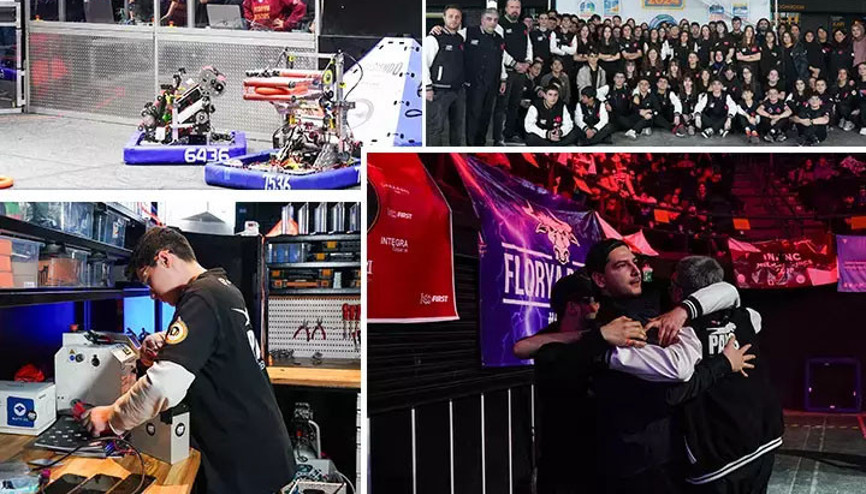 İstanbulda Demirören Medya Lisesi öğrencilerinin robotik yarışma heyecanı