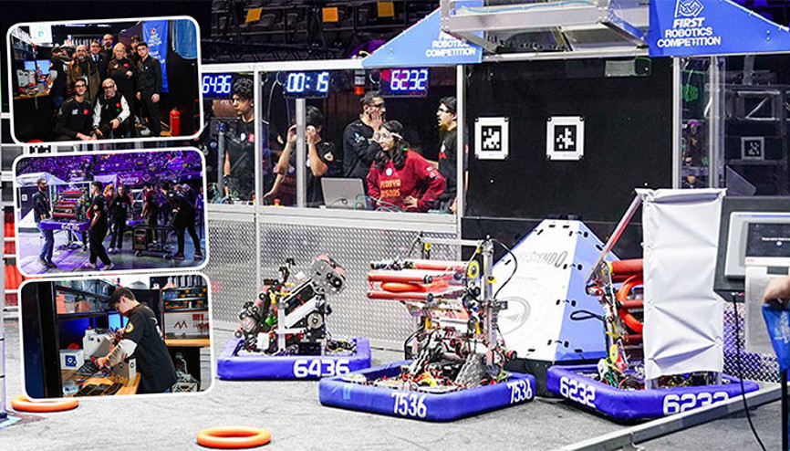 Demirören Medya Lisesi öğrencilerinin robotik yarışma heyecanı