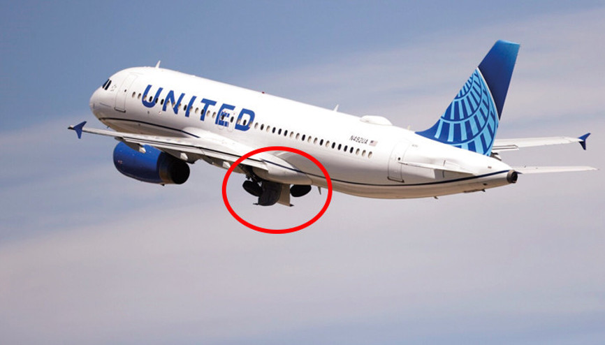 Uçaktan kopan teker dehşet saçtı