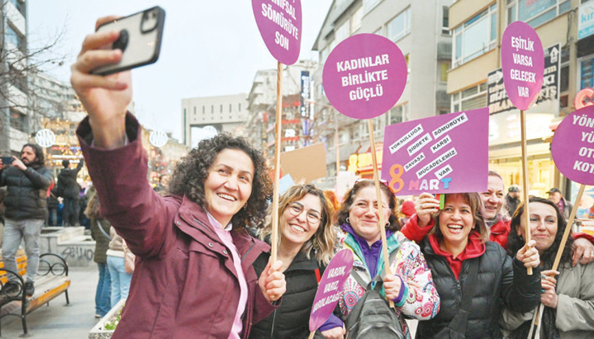 Kadınlar bu yıl da meydanları boş bırakmadı