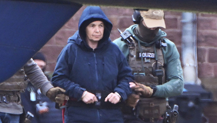 Berlin’de RAF teröristlerine dayanışma gösterisi