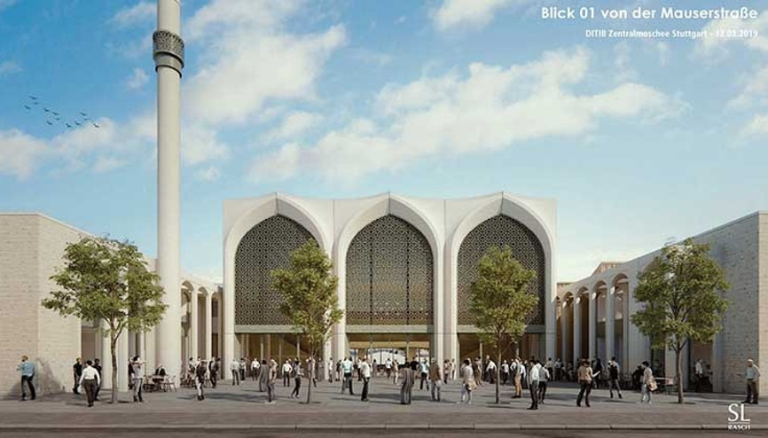 Stuttgart’a 2 bin kişilik cami inşaatı başladı