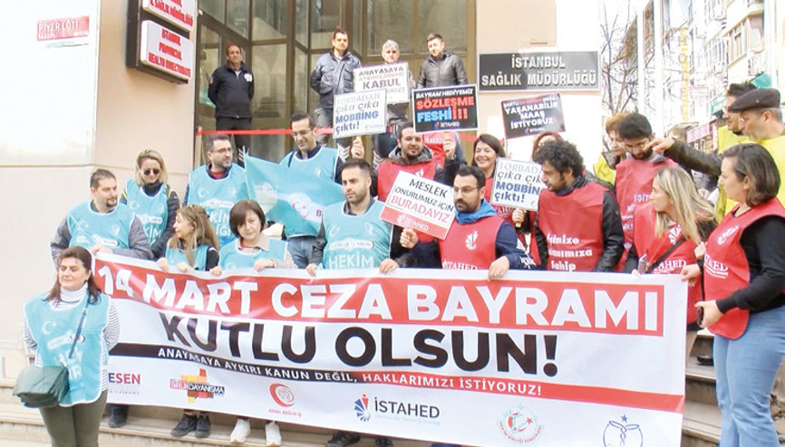 14 Mart Tıp Bayramı’nda torba yasa protestosu