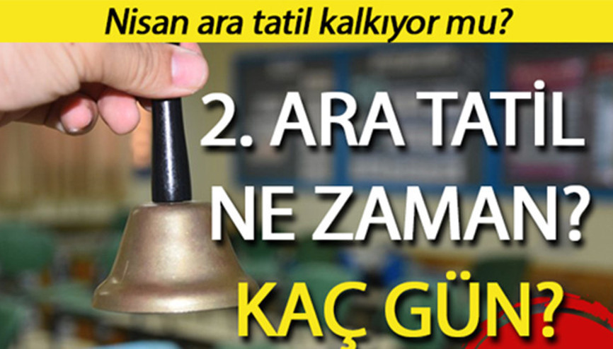 NİSAN ARA TATİLİ BAŞLANGIÇ TARİHİ 2024 || 📌 Nisan ara tatili ne zaman başlayacak, ayın kaçında bitecek 9 günlük 2. ara tatile kaç gün kaldı Ramazan Bayramı 2024 ve ara tatil tarihleri