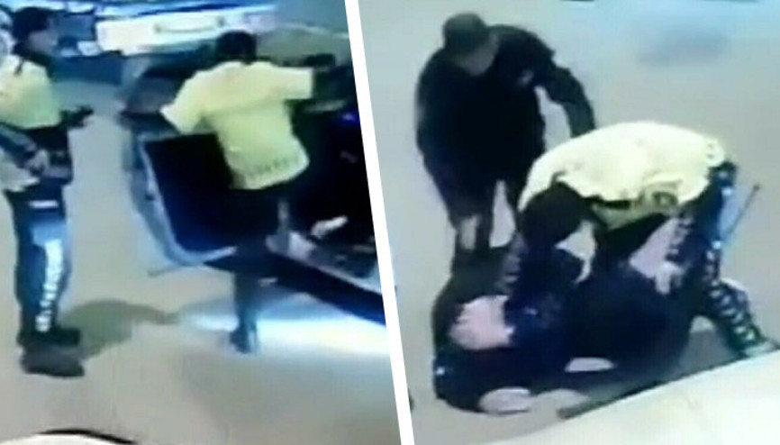 Manisada 17 yaşındaki ehliyetsiz sürücüyü tekmeleyen polise soruşturma