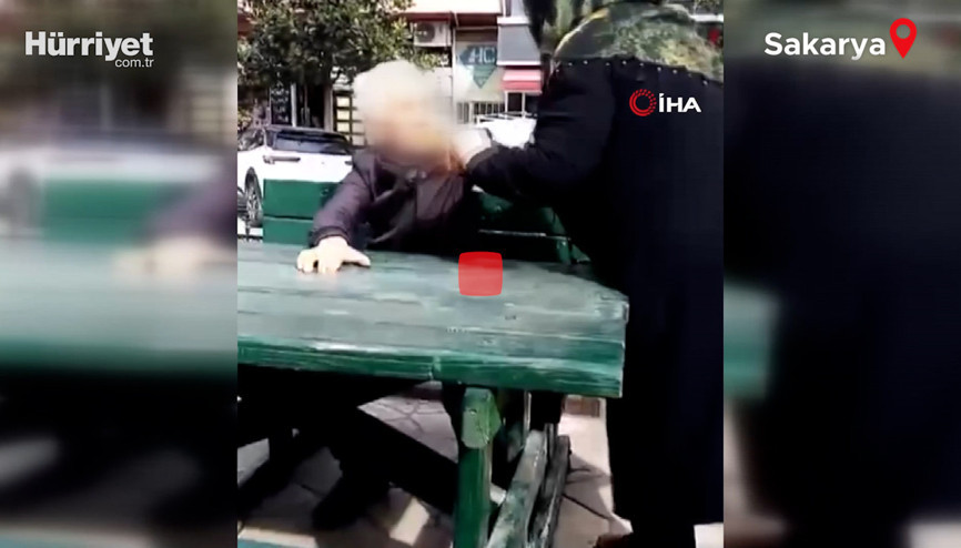 Eşini yeni kaybeden kadın, kendisini rahatsız eden adamı evire çevire böyle dövdü