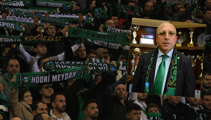 Kocaelispor taraftar grubu Hodri Meydandan başkana istifa çağrısı Engin Koyundan cevap...