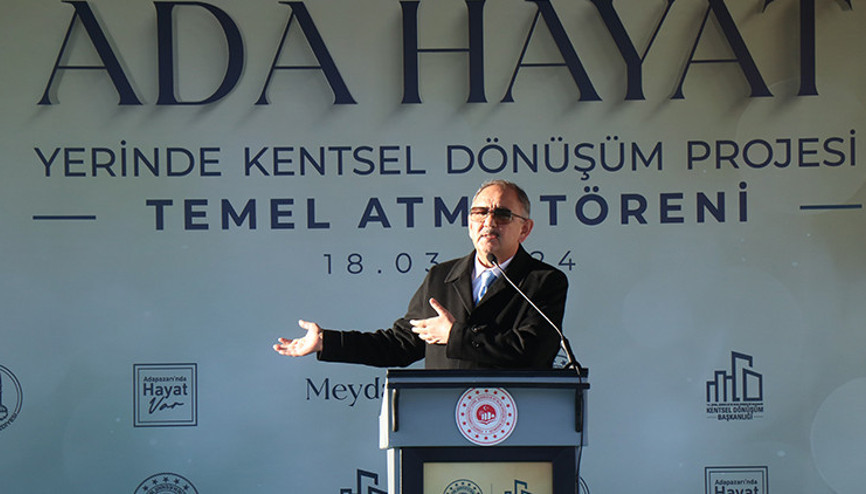 Bakan Özhaseki: Kentsel Dönüşüm Başkanlığı kurduk, özel bütçe ayırdık Bakan Özhaseki: Kentsel Dönüşüm Başkanlığı kurduk, özel bütçe ayırdık