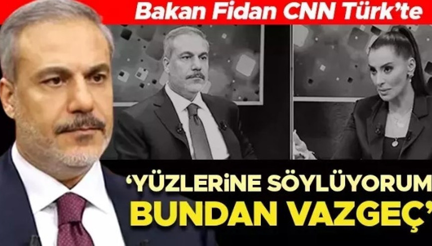 Dışişleri Bakanı Hakan Fidan, özel açıklamalarda bulundu Dışişleri Bakanı Hakan Fidan, özel açıklamalarda bulundu