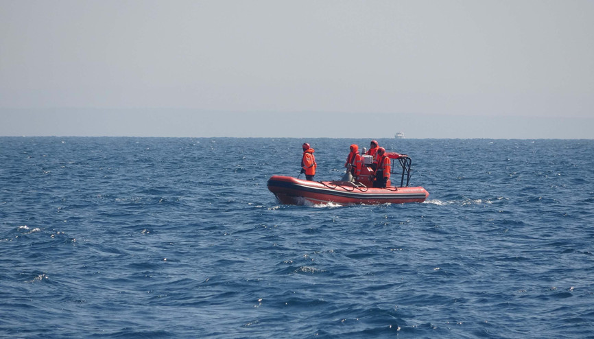 Çanakkale açıklarında batan bottaki göçmenleri arama çalışmaları, 5inci gününde