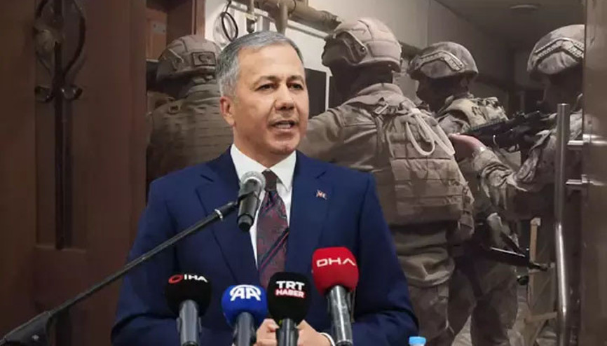 Bakan Yerlikaya duyurdu: Bir suç örgütü daha çökertildi
