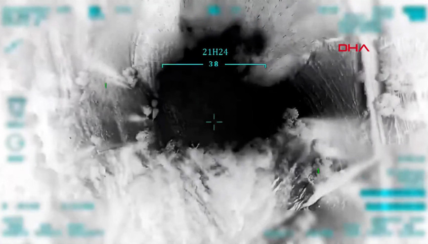 Irakın kuzeyindeki terör örgütü hedeflerine hava harekatı