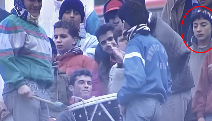 Başında Beşiktaş şapkası, üstünde delik deşik mont... Tribündeki o genci şimdi milyonlar dinliyor