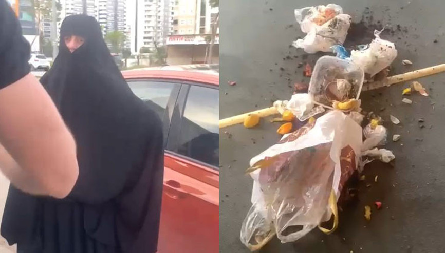 ‘Ramazanda edepsizlik yapmayın’ deyip evlerinin altındaki spor salonuna çöp döktüler