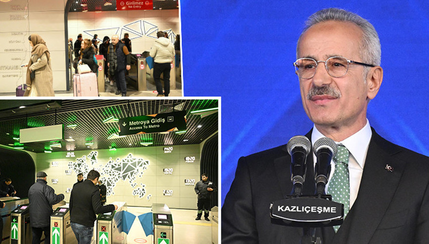 Ulaştırma ve Altyapı Bakanı Uraloğlu: 2024’un ilk çeyreğinde açtığımız raylı sistemleri 900 binin üzerinde vatandaşımız kullandı