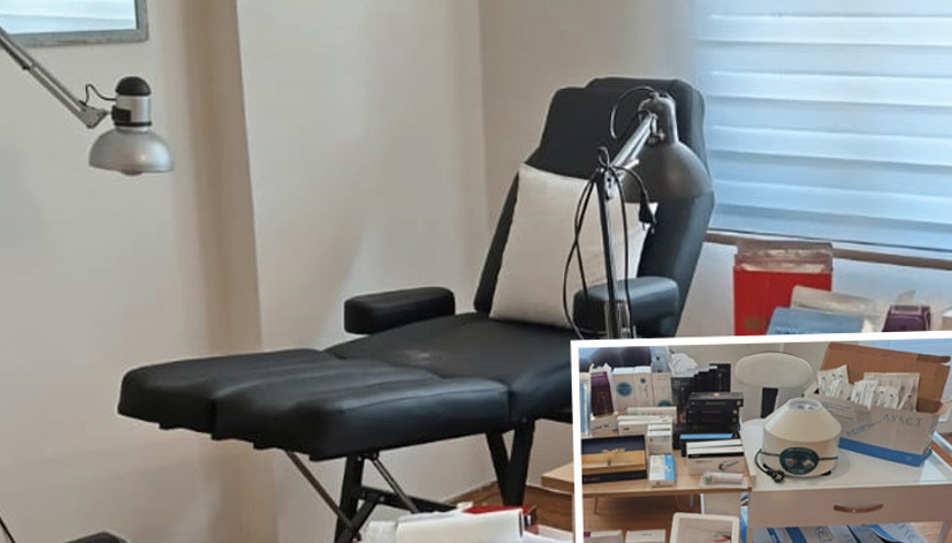 Ukraynalı kadının kiraladığı eve baskın: Odalardan birinde masaj diğerlerinde estetik işlem yapıyordu