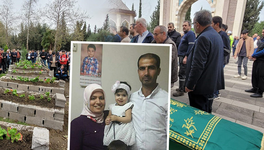 Aynı aileden 6 kişi hayatını kaybetmişti... Cenazede yürek yakan anlar Anne ve bebeği aynı tabutta...