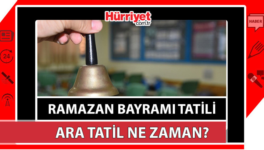 RAMAZAN BAYRAMI VE ARA TATİL NE ZAMAN 2024 Nisan ara tatili kaç gün, 9 gün mü 2024 MEB Çalışma takvimi