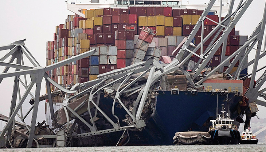 Baltimoreda yıkılan köprünün enkazının kaldırılması için 60 milyon dolarlık bütçe