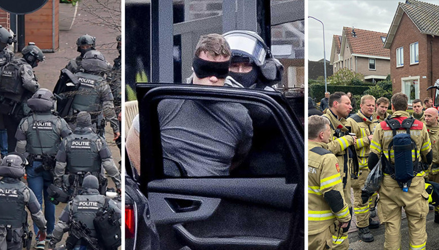 Son dakika: Hollandada 9 saatlik rehine krizi Polis alarma geçti, 150 ev tahliye edildi...