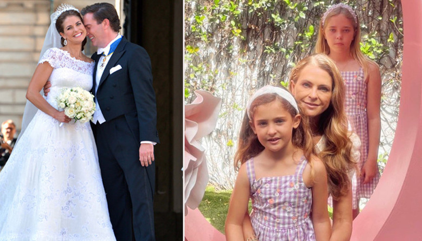 Gösterişli bir törenle evlenmişti: Kızları ne kadar da büyümüş