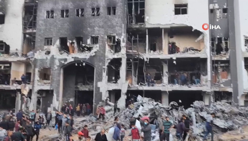 İsrail, Gazzedeki Şifa Hastanesi’nden çekildiğini duyurdu