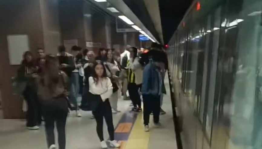 Marmaray Yenikapı İstasyonunda acı olay