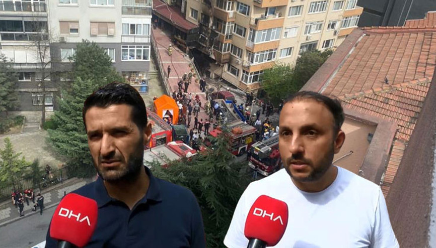 İstanbul Gayrettepede yangının çıkışını görenler konuştu