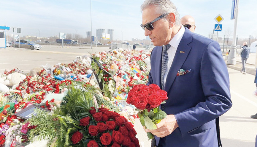 TÜRSAB heyeti saldırının ardından taziye ziyaretinde bulundu: Turizmcilerden Rusya’ya ’sizinleyiz’ mesajı
