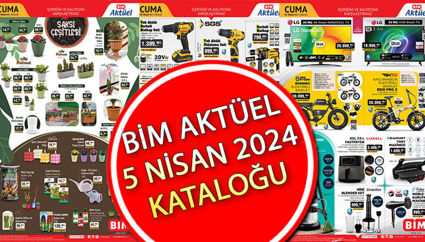 BİM 5 NİSAN 2024 AKTÜEL KATALOĞU SATIŞTA  ||📌🛒 BİMde bu hafta cuma neler var Elektrikli katlanabilir bisiklet BİM kataloğu içerisinde...