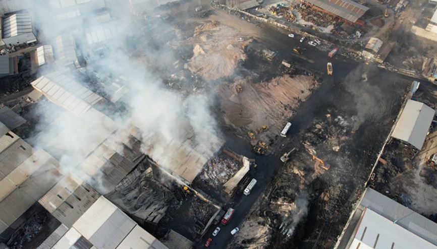 Ankaradaki yangınla ilgili 5 kişi gözaltına alındı