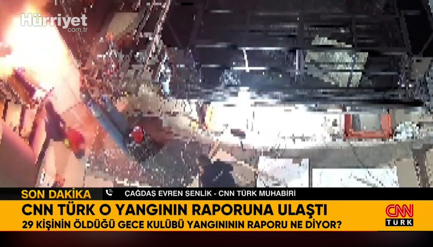 29 kişinin hayatını kaybettiği gece kulübü yangınına ilişkin bilirkişi raporu