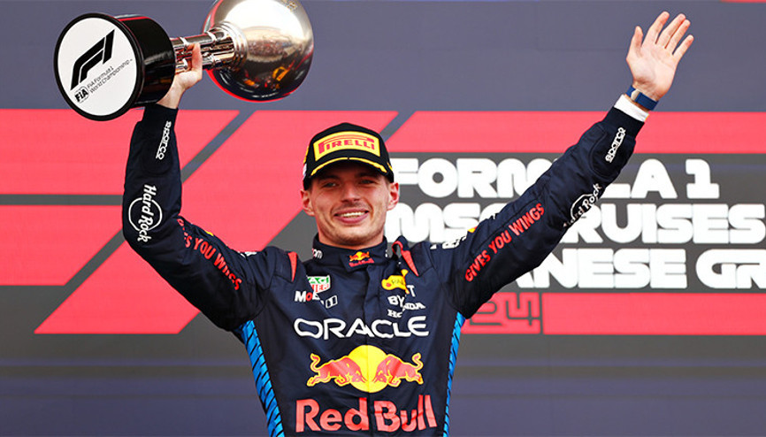 Max Verstappen Japonyada 57. zaferini kazandı