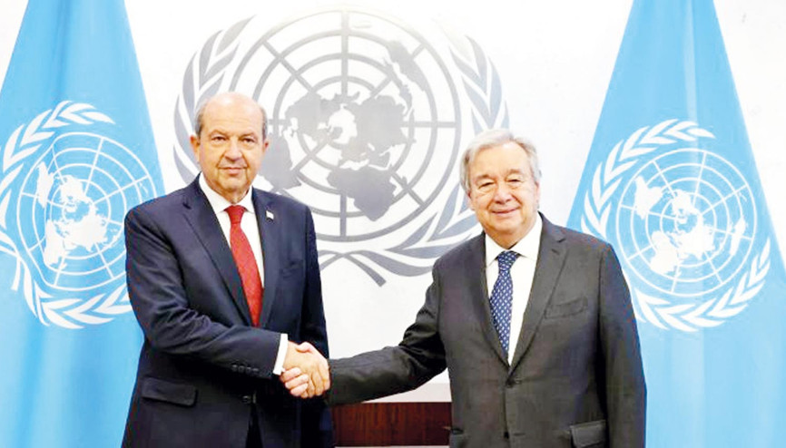 Tatar’dan Guterres’e net cevap: Rumlarla müzakere zemini bulunmuyor