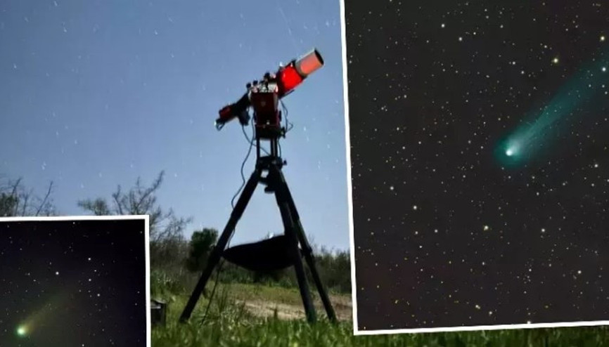 ODTÜ’lü astrofotoğrafçı, yörüngesini 71 yılda tamamlayan Şeytan Kuyruklu Yıldızını görüntüledi