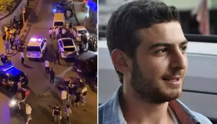 Kıraathane önünde silahlı saldırı kamerada