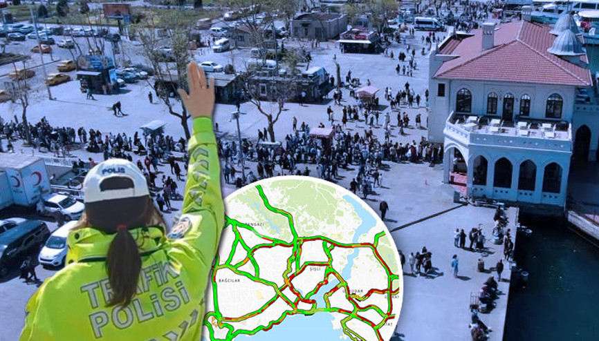 İstanbulda bayram yoğunluğu: Vapur iskelelerine akın ettiler