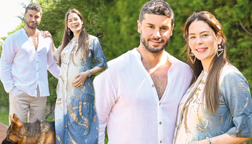 Ünlü çift doğum için gün sayıyor... Kızımız ismini kendi seçti