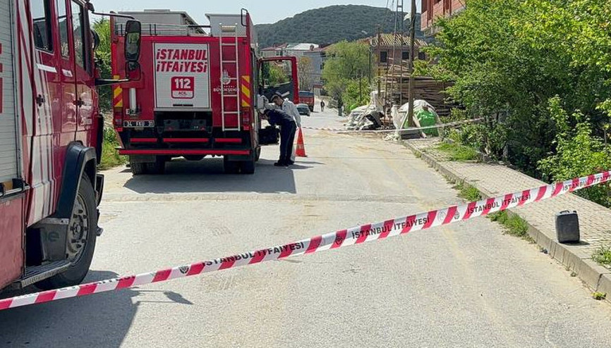 Arnavutköyde yolun ortasındaki bidon paniğe neden oldu