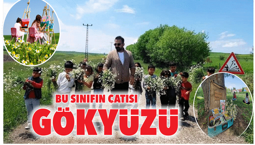 Bu sınıfın çatısı ‘gökyüzü’