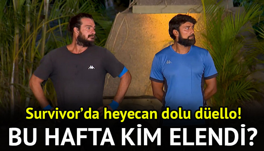 BU HAFTA SURVİVORDA ELENEN İSİM BELLİ OLDU Dün akşam (12 Nisan) Survivorda kim elendi, düello oyununu kim kazandı, Hakan mı, Yasin mi