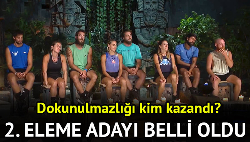 Survivor eleme adayı kim oldu Dün akşam (14 Nisan Pazar) Survivor All Star 2024te dokunulmazlığı kazanan takım belli oldu